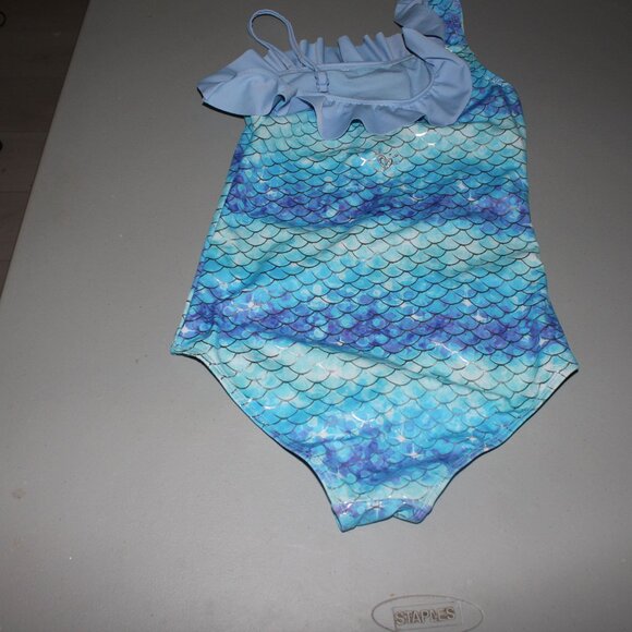 Blue Mermaide 1 Pcs Justice Swimsuit Size 14 - Picture 5 of 10